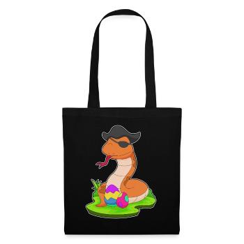 Snake Easter Pirate - Tote Bag - black - Front