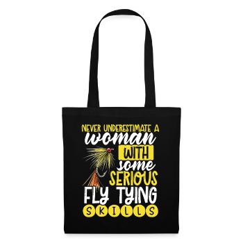 Fly Tying Fly Tying Fly Fishing Fly Fishing - Tote Bag - black - Front