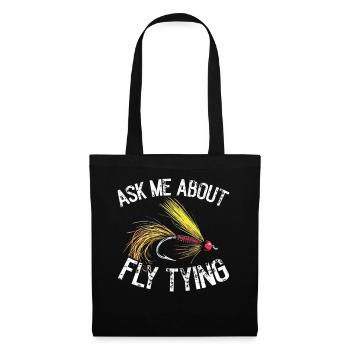 Fly Tying Fly Tying Fly Fishing Fly Fishing - Tote Bag - black - Front
