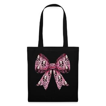 Coquettish Bow Shakespeare Literature Pink - Tote Bag - black - Front