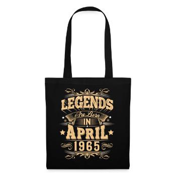 Légende de l’anniversaire d’avril 1965 - Sac en tissu - noir - Devant
