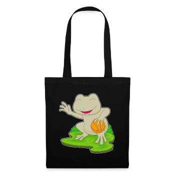 grenouille basketteur basketteur - Sac en tissu - noir - Devant