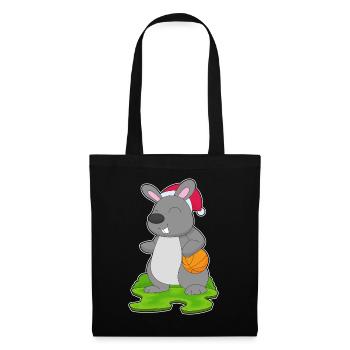 Bunny Christmas Basketball - Tote Bag - black - Front