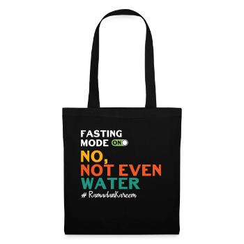 Eid Mubarak Fasting Mode On No Not Even Water - Tote Bag - black - Front