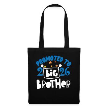 Promoted To Big Brother is 2026 - Big Brother 2026 - Tote Bag - black - Front