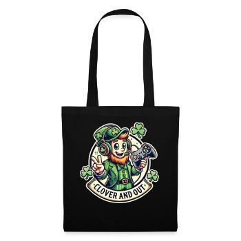 Clover And Out St. Patrick's Day Gaming Fun - Tote Bag - black - Front