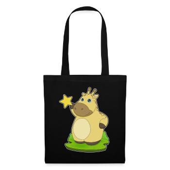 Giraffe Star - Tote Bag - black - Front
