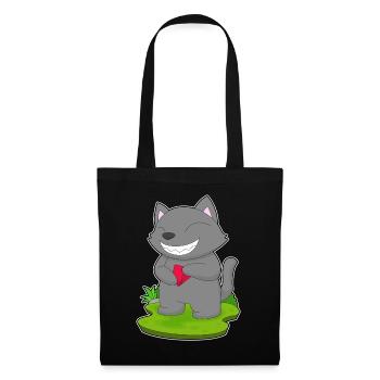 Cat Poker Poker Cards - Tote Bag - black - Front