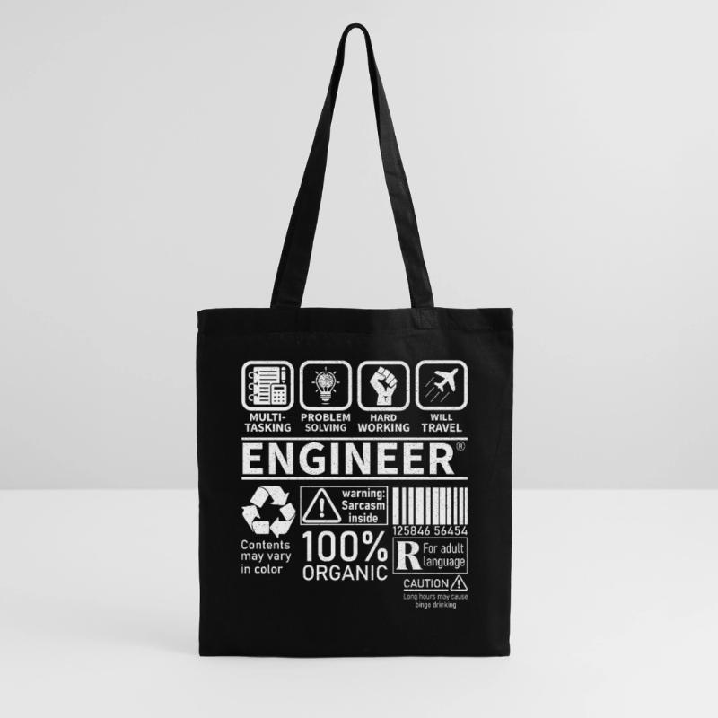 engineer multitasking problem solving hard working Tote Bag