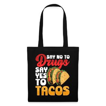 Tacos - Sac en tissu - noir - Devant