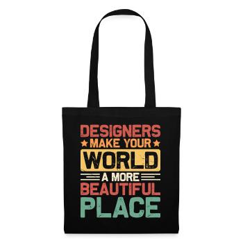 Designer - Tote Bag - black - Front