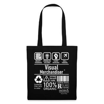 Visual Merchandiser multi tasking problem solving - Tote Bag - black - Front
