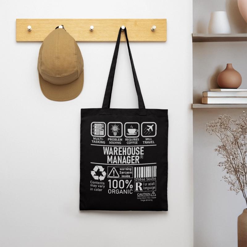 Warehouse Manager multi tasking problem solving Tote Bag