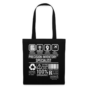 Precision Inventory Specialist multi tasking - Tote Bag - black - Front