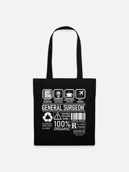 General Surgeon multi tasking problem solving - Tote Bag - black