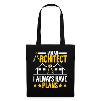 Architect - Tote Bag - black - Front