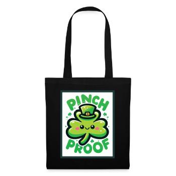 Shamrock Pinch Proof Saint-Patrick Fun - Sac en tissu - noir - Devant