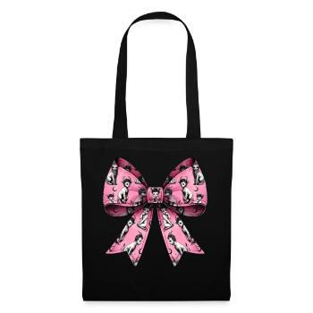 Coquettish Bow Faun Satyrs Goat Men Roman - Tote Bag - black - Front