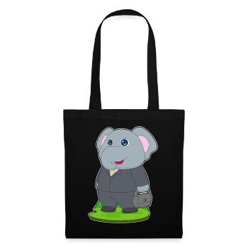 Elephant Handbag - Tote Bag - black - Front