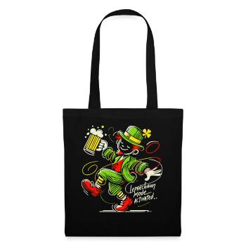 Leprechaun Mode Activates St. Patrick's Day - Tote Bag - black - Front