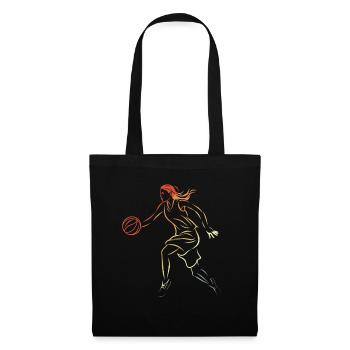 Female basketball player - Tote Bag - black - Front