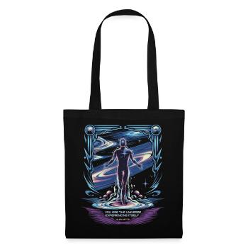 Cosmic Self | Alan Watts Universe Quote - Tote Bag - black - Front