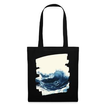 Waves and sea - Tote Bag - black - Front