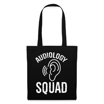Équipe d'audiologie - Sac en tissu - noir - Devant