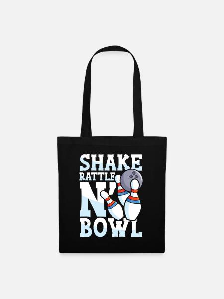 Shake rattle n bowl - Stoffbeutel - Schwarz