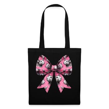 Coquette Bow Rat Mouse Pattern Mom Mothers Day - Tote Bag - black - Front