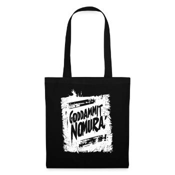 Goddammit Nomura – Graffiti Design - Stoffbeutel - Schwarz - Vorne