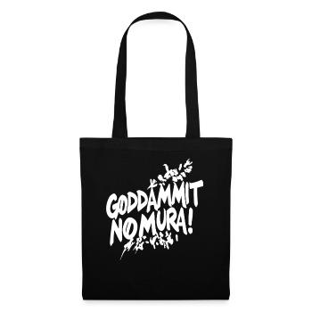 Goddammit Nomura – Zerstörungs Design - Stoffbeutel - Schwarz - Vorne
