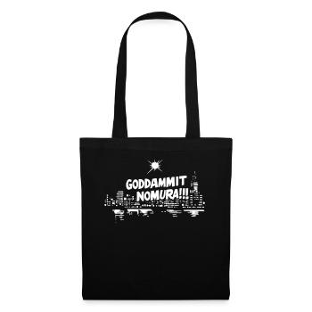 Goddammit Nomura – Skyline Design - Stoffbeutel - Schwarz - Vorne