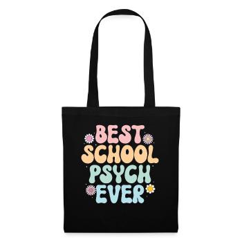 Psychologue scolaire Psychologie scolaire - Sac en tissu - noir - Devant