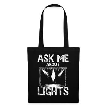Lighting technician Lighting technician Lighting technology - Tote Bag - black - Front