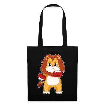 Lion Boxer Boxing Gloves Boxing - Tote Bag - black - Front