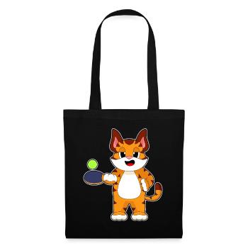 Tiger Tennis de table Raquette de tennis de table - Sac en tissu - noir - Devant