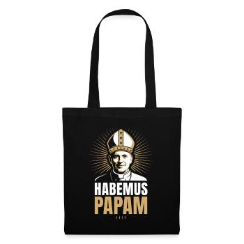 Habemus Papam 2025 Pope Portrait Pope Election Vatican - Tote Bag - black - Front