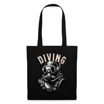 Diving - Stoffbeutel - Schwarz - Vorne
