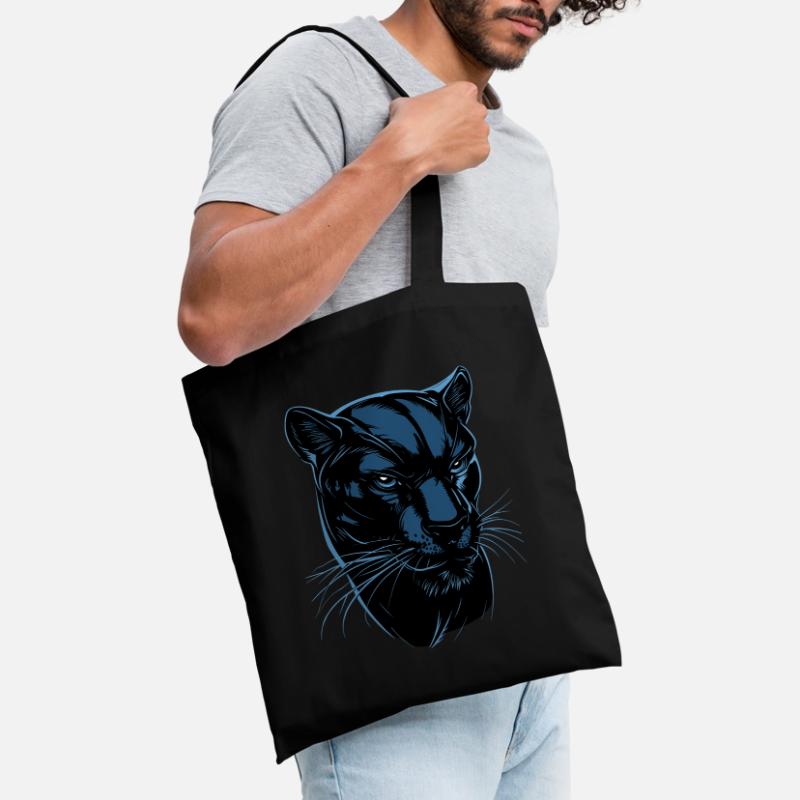 Panthère Léopard Grand Chat Mignon Gros Chat Panter Sac en tissu