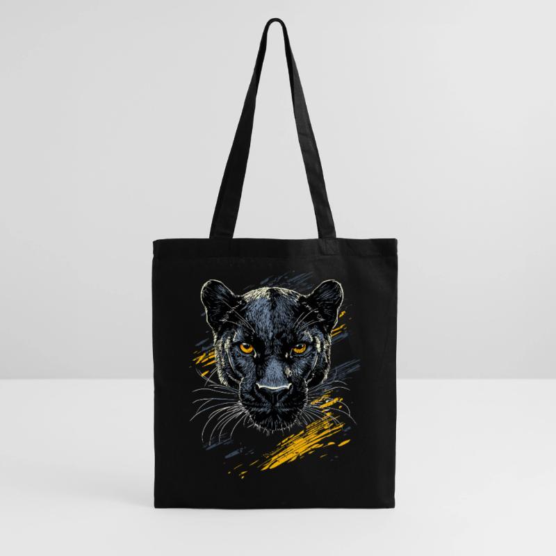 Panther Leopard Big Cat Cute Big Cat Panter Tote Bag