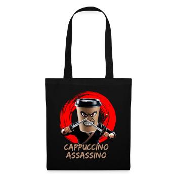 Cappuccino Assassino Coffee Lover Italian Brainrot - Tote Bag - black - Front