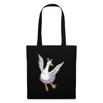 Duck Ballerina Ballet Dance - Tote Bag - black - Front