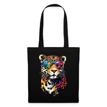 Jaguar Big Cat Panther Wild Cat Cute Jaguar - Tote Bag - black - Front