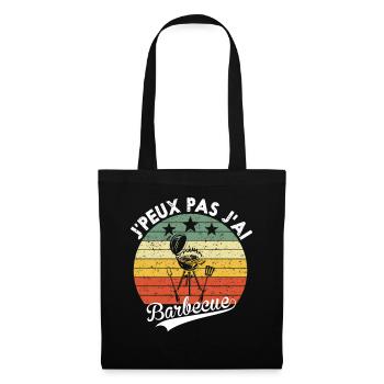 Father's Day Funny Barbecue Humor Dad Gift - Tote Bag - black - Front