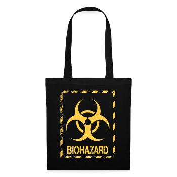 Biohazard Grunge Zombies Apocalypse Horreur - Sac en tissu - noir - Devant