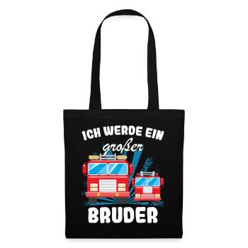 Annonce de la progéniture | Je serai un grand frère en 2027 - Sac en tissu - noir - Devant