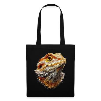 Bearded Dragon Lizard Bearded Dragon Cute Bearded Dragons - Tote Bag - black - Front