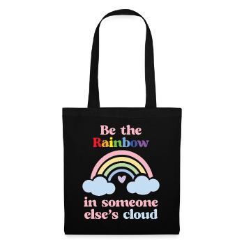 LGBTQ Pride Month - Be the Rainbow - Tote Bag - black - Front