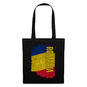 Romania Flag Vertical, Master Romania - Tote Bag - black - Front